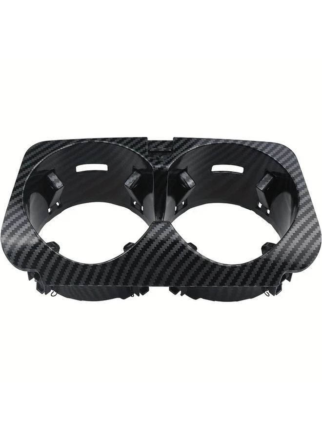 Carbon Fiber Center Console Cup Holder Insert for Mercedes Benz C Class C180 C200 C250 C300 C350 C400 C43 C450 C63 2015 2021 - Image 1